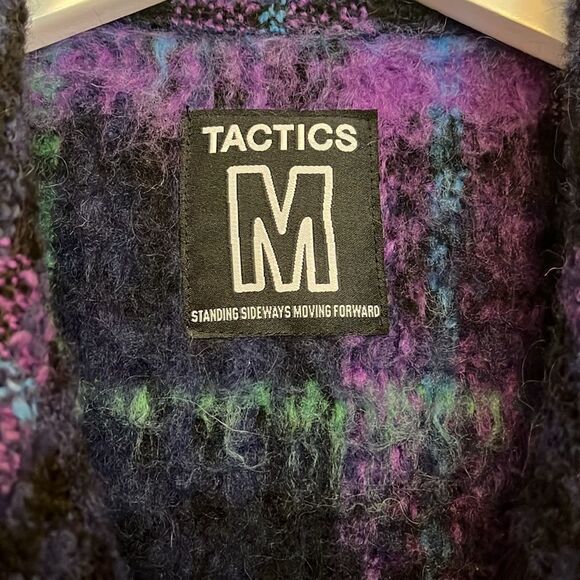 Tactics Skate wool/poly blend plaid jacket size medium - Picture 6 of 9